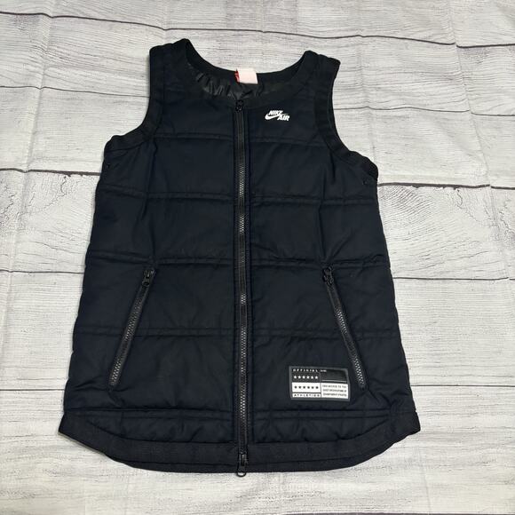 Nike Insulated Full Zip Vest Mens Size XS Sleeveless Jacket 802648-010 Black - Picture 1 of 9